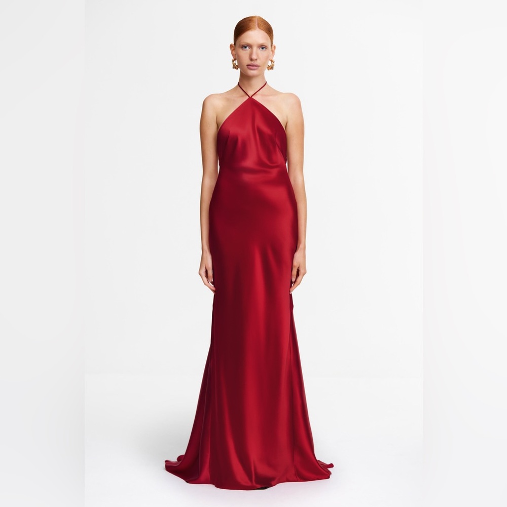 Acler Tarnacre Gown Red